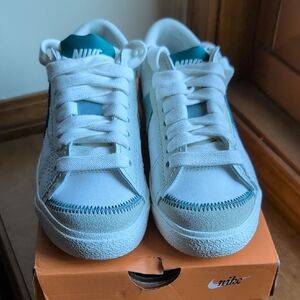 Nike Blazer Low '77 Jumbo Teal - Women's Shoes